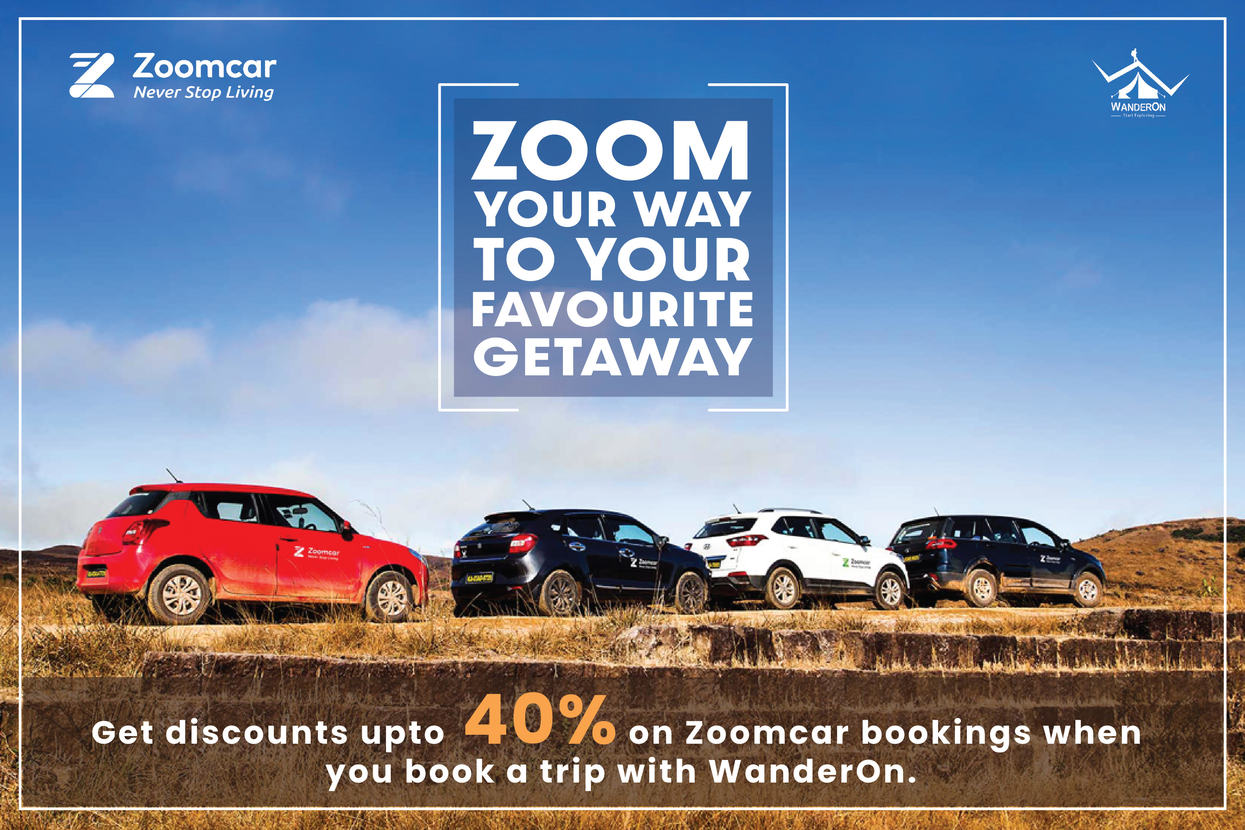 WanderOn X Zoomcar: Discount Offers Which You Cannot Miss